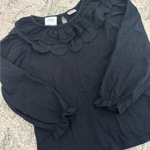 Zara Elegant Black Top